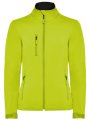 Dames Softshell Jas Nebraska Roly SS6437 Lime Punch